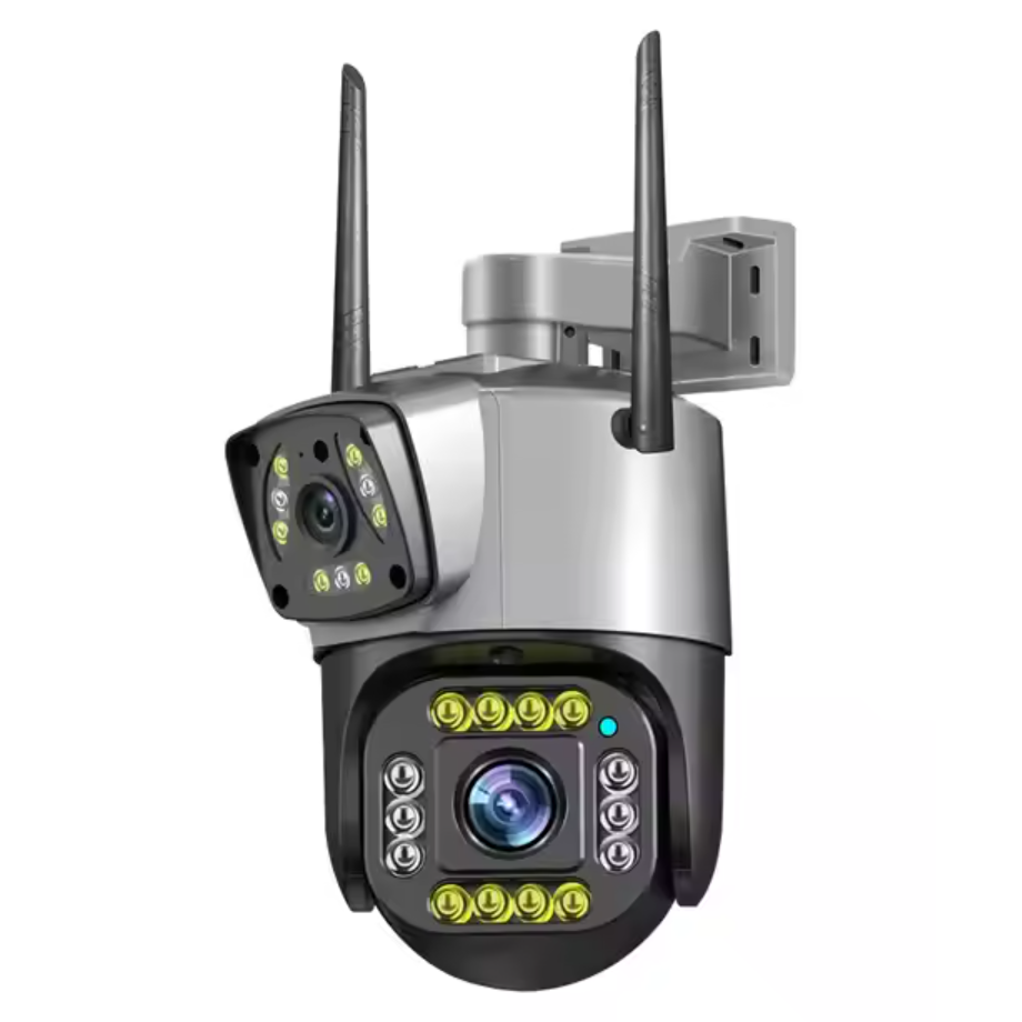 4G outdoor waterproof Dual Lens sim and wifi support IP Camera V9L 4g